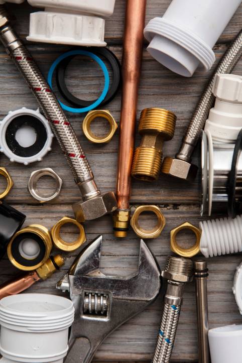 Professional technician working outdoors